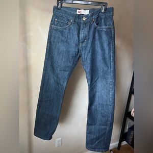 Levi's 511 Slim Fit Dark Blue Jeans Size 16 Reg 28x28 (Youth)